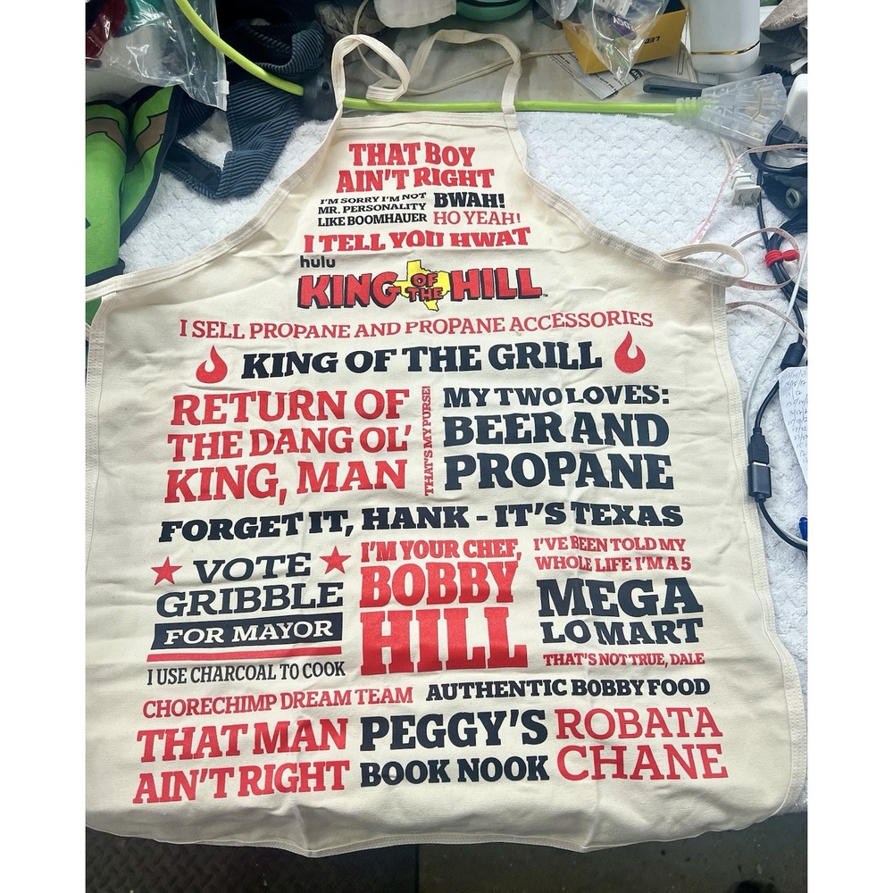 SDCC 2025‎ EXCLUSIVE Hulu Offsite King Of The Hill Promo Grilling Apron/Hat